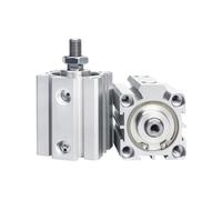 Cilindro sottile for piccoli componenti pneumatici SDA12/16 * 5/10/15/20/40S-B con quadrato magnetico/senza quadrato magnetico(SDA12 20 SB with magnet)