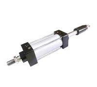 Cilindro standard regolabile SC32/-50/63/80 mm, cilindro pneumatico ad aria, pistone a grande spinta, corsa 25/50/75/100/200 mm(Stroke 200-50,Bore 32mm)