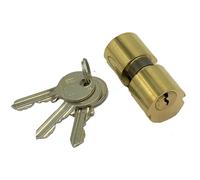 Cilindro tondo doppio profilo 56/28-28 mm Ø 26 mm Ottone
