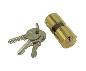 Cilindro tondo doppio profilo 56/28-28 mm Ø 26 mm Ottone