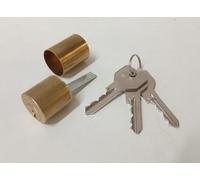 CILINDRO TONDO FISSO IN OTTONE PER SERRATURE 50-131/181/411 CISA L. mm. 55 Ø 25