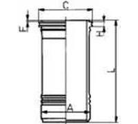 Cilindro trattamento finale 88429110 KOLBENSCHMIDT per BMW 3