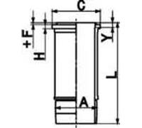 KOLBENSCHMIDT 89084110 Canna cilindro