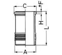 KOLBENSCHMIDT 89162110 Canna cilindro