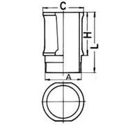 KOLBENSCHMIDT 89301110 Canna cilindro