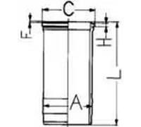 KOLBENSCHMIDT 89549110 Canna cilindro