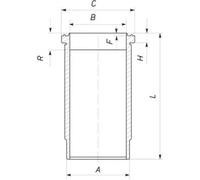 Cilindro trattamento finale senza anello camicia 037 WN 30 00 MAHLE