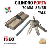 CILINDRO YALE PER PORTE INTERNE EUROCILINDRO PORTA ISEO - CISA INTERCAMBIABILE