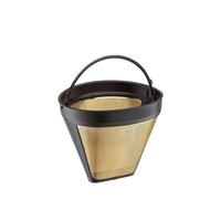 Cilio 116007 - Filtro per caffè, Misura 4, Colore: Oro