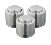 Cilio 18/10 in acciaio INOX champagne Sealer, set di 3