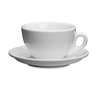 Cilio 215014 - Tazza da cappuccino Roma, bianco
