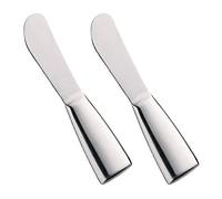 Cilio 299045 - Coltello da burro, opaco, set da 2 pezzi