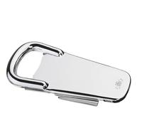 cilio Apribottiglie MULTIPLO | Metallo cromato | Apriscatole 3 in 1 per tappi a corona e tappo a vite | Chiusura per bottiglie di sughero | Inserto in gomma | Apribirra | Lunghezza 8,5 cm