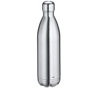 cilio Elegante borraccia in acciaio inox lucidato, 1 l, a prova di perdite, thermos anche per bevande gassate, mantiene caldo fino a 18 ore e freddo per 24 ore
