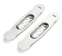 Cilio Fuoco 295658 - Set di 2 pezzi, colore: Argento