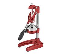 Cilio LIVORNO pressa manuale per melograno, spremiagrumi manuale, in acciaio inox, rosso, spremiagrumi professionale, spremiagrumi per il 25% in più di succo, a basso sforzo, 18 × 25 × 48 cm