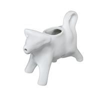 cilio Mucca da latte | Porcellana | Caraffa per latte a forma di mucca | con manico | Brocca per latte e crema caffè | decorazione per tavolo da colazione, contenuto 125 ml