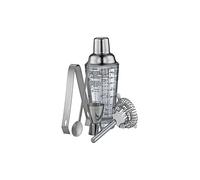 CILIO Set da bar per cocktail COSMOPOLITAN, 5 pezzi argento