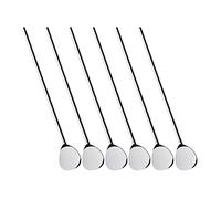 Cilio Set di 6 cucchiaini da pozzo con cannuccia