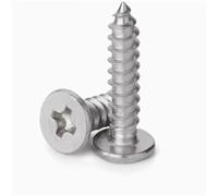 Cilky Viti Metalliche 10/20/50 pz M3 M3.5 M4 M5 304 in Acciaio Inox Ultrasottile Ultra Sottile Basso Piatto Wafer Testa Autofilettanti Vite per Legno(X 10mm,M3 50pcs)