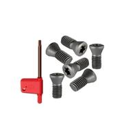 Cilky Viti Metalliche 10/50 pz M2 M2.2 M2.5 M3 M3.5 M4 M4.5 M5 M6 Inserto CNC Vite per Sostituisce Inserti in Metallo Duro Utensile Tornio CNC(M4x10 20pcs)