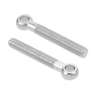 Cilky Viti Metalliche 2 pz M10 M16 Bulloni a Occhiello di Sollevamento in Acciaio Inossidabile 304 Bulloni a Occhiello Adatti per Elementi di Fissaggio per Costruzioni Lunghezza 70~100 mm(M10x70mm)