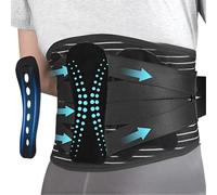 Cilnos Fascia Lombare Supporto Schiena, Fascia Schiena Lombare Traspirante per Uomini e Donne, Busto Ortopedico Lombare dal Design Ergonomico per Lesioni, Ernia del Disco, Sciatica e Altro