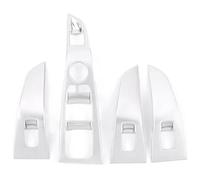 Ciloc Adesivo AntiGraffio per B&MW X5 G05 X7 G07 2019-2022 LHD Pannello Interruttori Alzacristalli in Vetro per Auto Bracciolo Rivestimento Interno(Silver 4pcs)