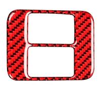 Ciloc Adesivo AntiGraffio per Subaru per BRZ per T&oyota 86 2013-2019 Rivestimento per Pulsante Riscaldamento Sedile Auto(B Red)