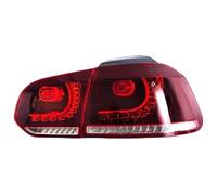 Ciloc Per VW Per Golf 6 Mk6 R20 2008 2009 2010 2011 2012 2013 4 Pezzi Gruppo Fanale Posteriore Auto Che Gira La Luce Segnalazione Indicatore Direzione Specchietto Retrovisore(4 pc Type A Red Clear)