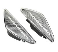 Ciloc Per X3 F25 Per X5 E70 Per X6 E71 2008-2014 Car Side Lampeggiante Indicatore Della Che Scorre Ripetitore Luci Di Direzione Segnale Indicatore Direzione Specchietto Retrovisore(Crystal)