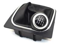 Ciloc Pomello Cambio Per VW Per Golf 5 MK5 R32 Per GTD Per GTI 2004-2009 Pomello Del Cambio A 5/6 Velocità Con Cuffia In Pelle(6 Speed-3)