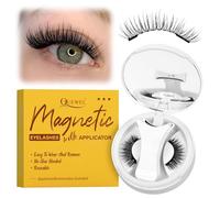 Cils magnétiques aspect naturel, cils magnétiques réutilisables avec applicateur, cils magnétiques doux et confortables faciles à porter, s'adaptent mieux à la forme des yeux (NZ-A)