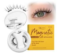 Cils magnétiques aspect naturel, cils magnétiques réutilisables avec applicateur, cils magnétiques doux et confortables faciles à porter, s'adaptent mieux à la forme des yeux (NZ-D)
