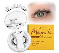 Cils magnétiques aspect naturel, cils magnétiques réutilisables avec applicateur, cils magnétiques doux et confortables faciles à porter, s'adaptent mieux à la forme des yeux (NZ-G)