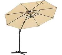 CILVANI Ombrellone 360 Gradi Rettangolare da Giardino, Pieghevole e Regolabile 3x3 verde