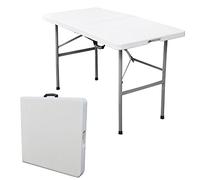 CILVANI SRL TAVOLO 122 X 60 X H74 TAVOLINO PIEGHEVOLE RICHIUDIBILE RESINA METALLO SAGRE FIERE