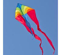 CIM Aquilone monofilo/Grande Drago - F-Tail Dart Rainbow - per Luce Fino a Forte Vento - 200 x 680 cm - incl. 60 m di Drago Intrecciata su Winder