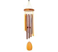 CIM Campane tubolari da Giardino - Melody Timber Musical - Lunghezza Totale: 75cm - a Prova di intemperie - Carillon - Decorazioni Giardino