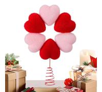 Cima Albero Cuore San - 34 cm Decorazione Romantica San,Cime Albero a Forma di Cuore per Addobbi - per Sala da Pranzo Davanzale Scaffale Compleanno Matrimonio Galentines Day