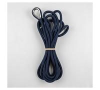 Cima d'Ormeggio Excelsior in Doppia Treccia di Poliestere Blu Navy con Redancia in Acciaio Inox - Ø 14 mm. per 10 metri