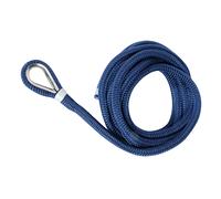 Cima Ormeggio Doppia Treccia Impiombata con Redancia Blu - 6 Misure Disponibili - Ø 20 mm x 12 mt.