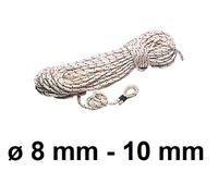CIMA PER ANCORA DA 30 o 40 MT - ø 8 - 10 mm - COMPLETA DI REDANCIA - NAUTICA