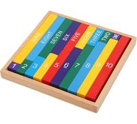 Cimal Bar, supporto in legno per l'accoppiamento, strumenti decimali per matematica precoce per età 3 anni bella e attraente