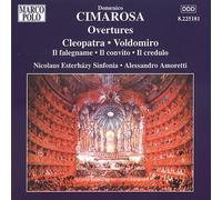 Domenico Cimarosa Operatic Overtures Vol. 1 (Amoretti, Esterhazy Sinfonia) (CD)