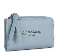 Cimarron - Portafoglio Donna Chiusura Zip Porta Carte Interno Ecopelle Blocco RFID 312344, Blu ghiaccio., Standard-Größe, Sportivo