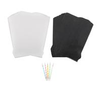 CIMAXIC 1 set di carta carbone per ricalco, carta transfer in grafite formato A4 con stilo per goffratura e puntinatura, ideale per lavori di falegnameria fai-da-te, tela e altre superfici artistiche.