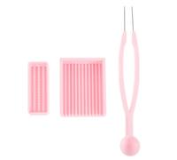 CIMAXIC 1 Set di Strumenti per Perline termofusibili: pinzette a Doppia Punta da 2,6 mm e Vassoio allineatore per Perline termofusibili - Strumento di Selezione per la creazione di Braccialetti e