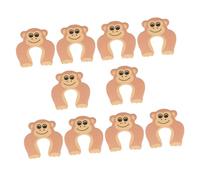 CIMAXIC 10pezzi Fermaporta Antischiacciamento Per Ragazzo Ragazza Ragazza Per Maniglie Resistente Eva Scimmia Marrone