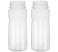 CIMAXIC 2 flaconi di ricambio in plastica per apparecchio viso all'idrogeno e ossigeno, dimensioni 7,7x3x3 pollici. Facili da installare e pulire. Per dispositivi di bellezza domestici e per la
